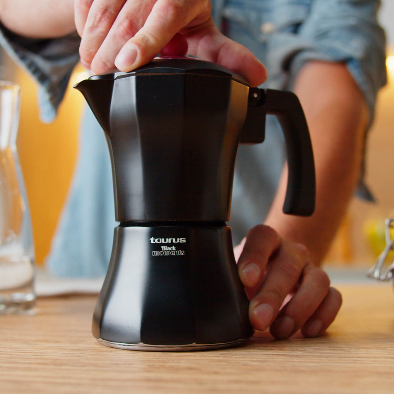 Cafeteira Taurus Black Moments 12 | 12 chávenas, Full Induction