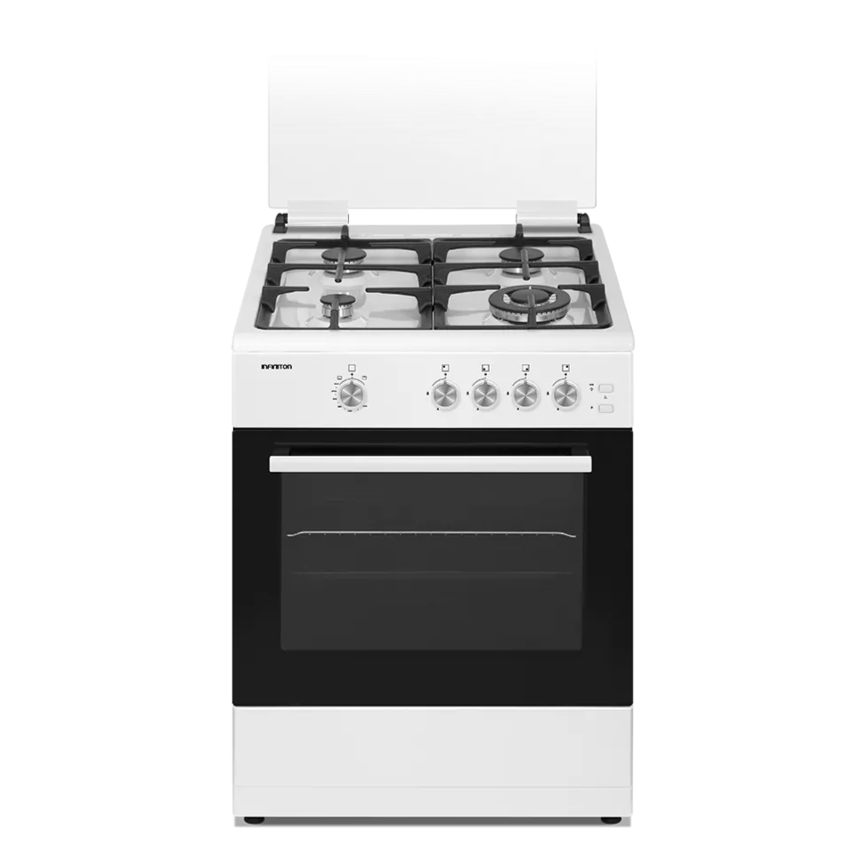 Fogão a gás Infiniton CC60BLE | 4 Zonas, Forno Gás, 60cm