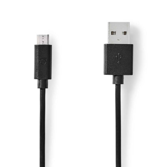 Cabo Nedis USB-A para Micro USB-B | 2m, USB 2.0, 480Mbps