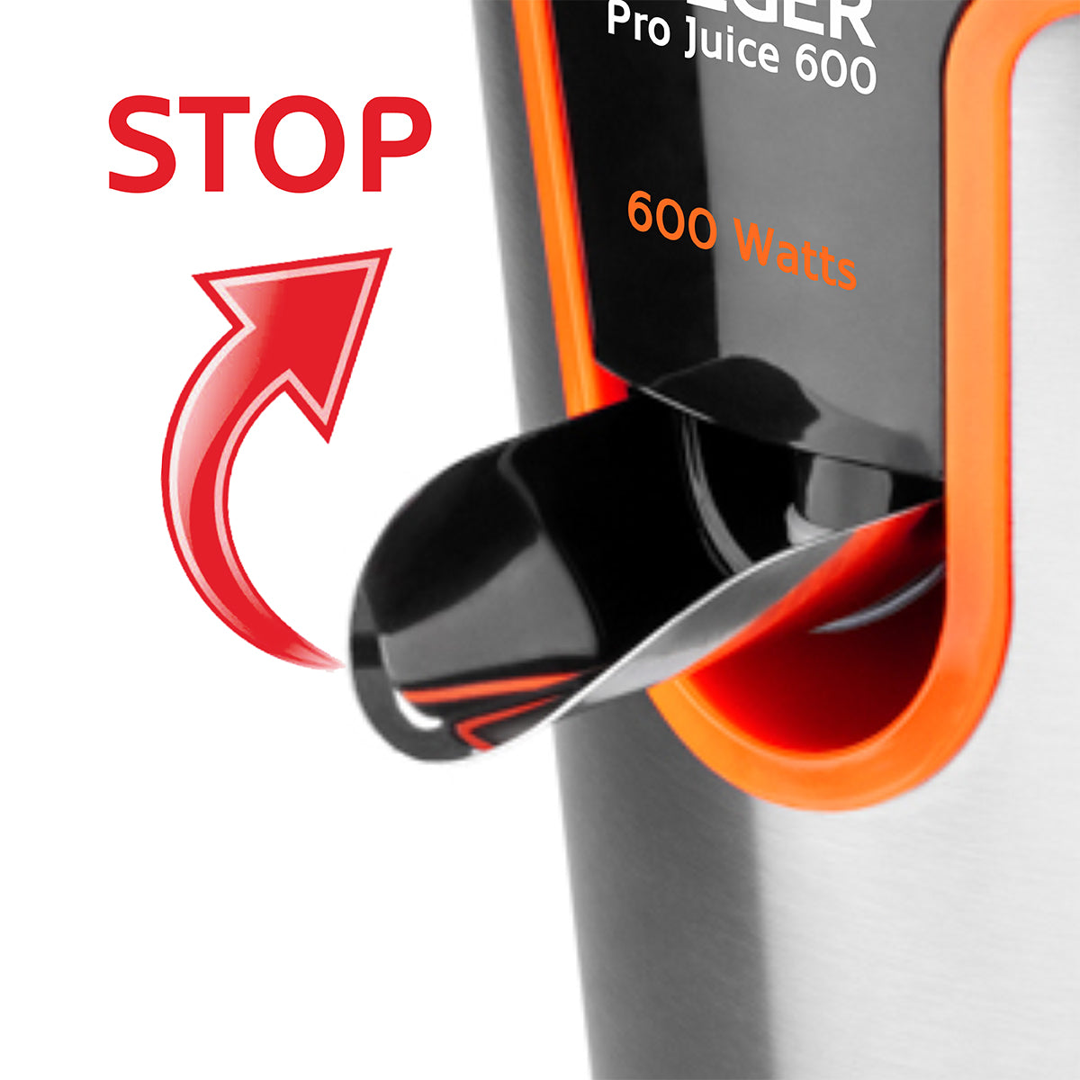 Espremedor de Citrinos Haeger Pro Juice 600 | 600W, Inox, 2 cones