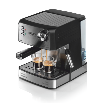 Máquina de Café Expresso Haeger Super Espresso | 20 Bar, 1,6L