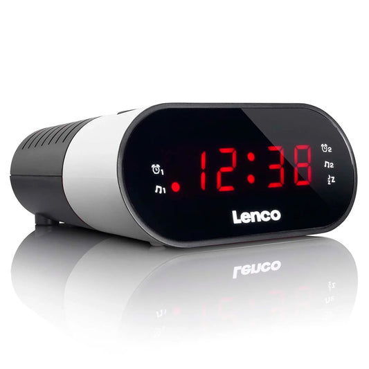 Rádio Despertador NEDIS Clar005Bk | Display LED, Alarme Duplo, FM