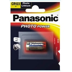 Pilha de Lítio Panasonic CR123A | 3V, 1400mAh, 4 unidades