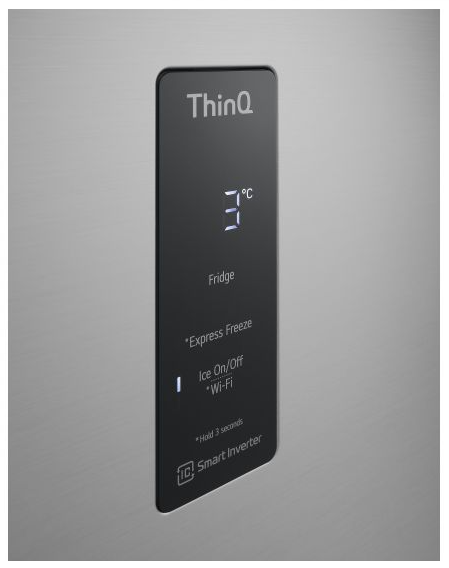 Frigorífico LG GTBV44PYBKD | 700mm, 361L, E