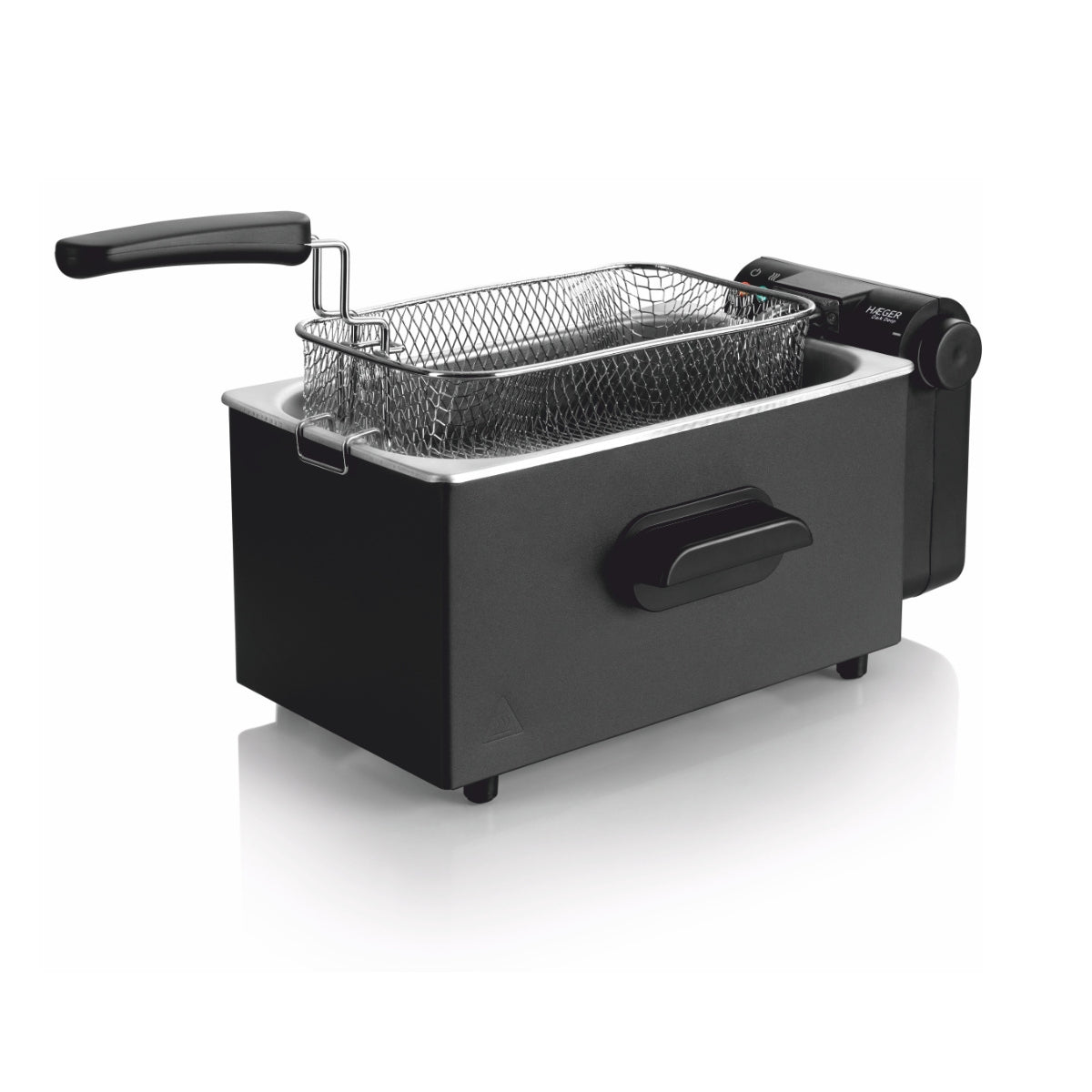 Fritadeira Elétrica HAEGER Deep & Go | 3 Litros, 2000W, Inox