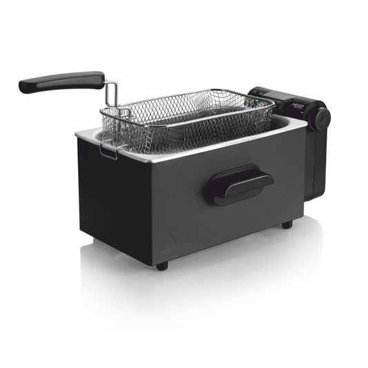 Fritadeira Elétrica HAEGER Deep & Go | 3 Litros, 2000W, Inox