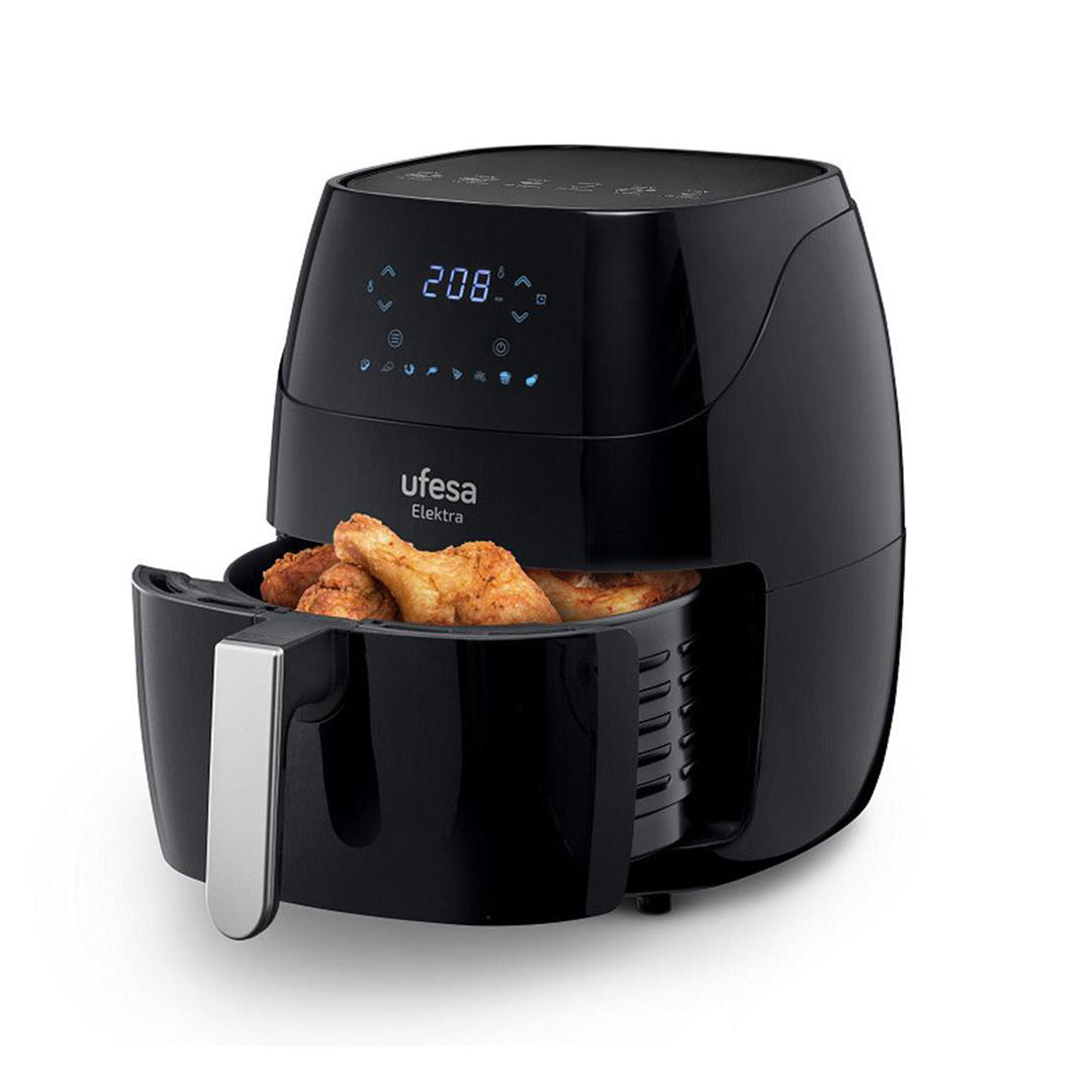 Fritadeira Sem Óleo Ufesa Elektra Elegance | 5L, 1500W, 8 Programas