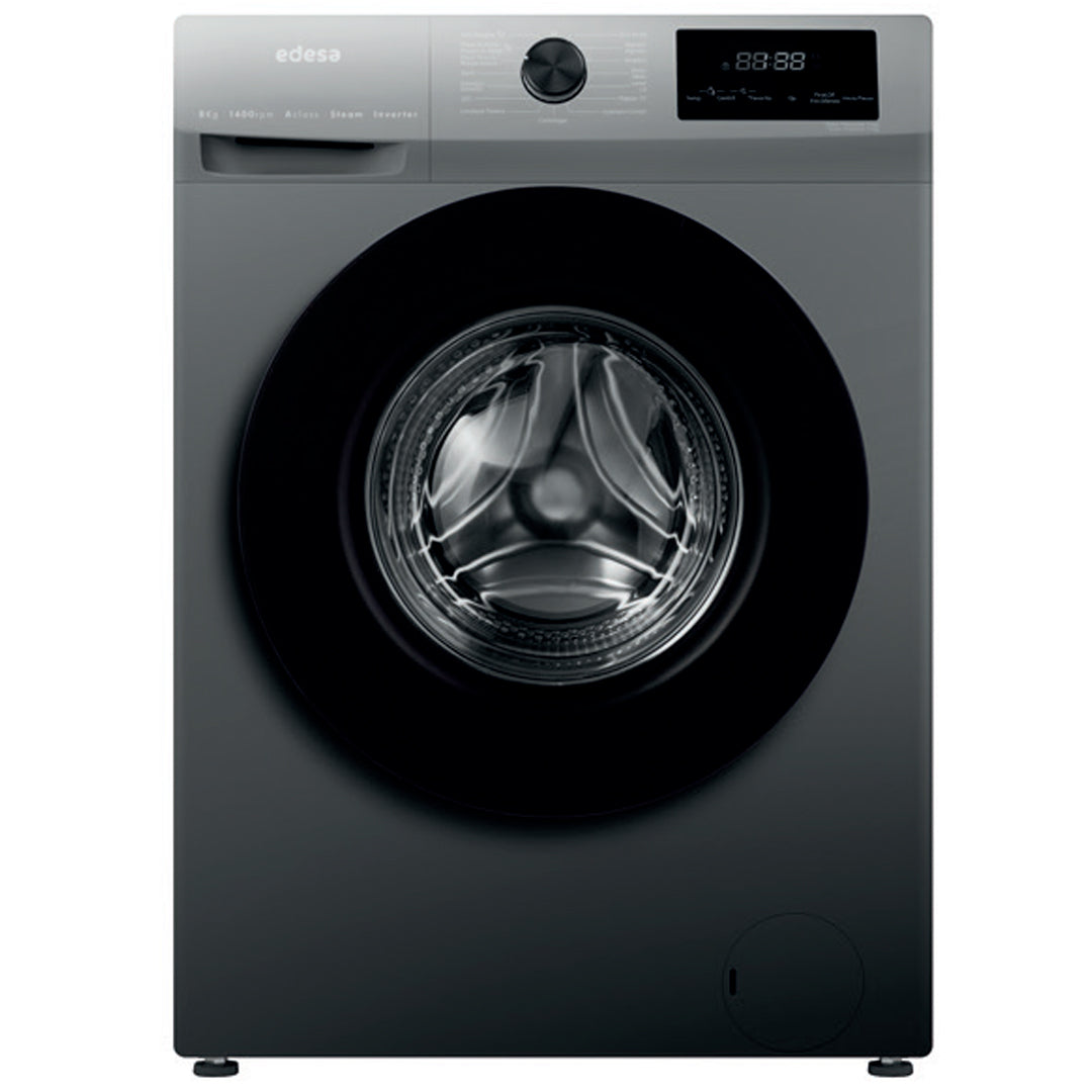 Máquina de Lavar Roupa EDESA EWF-8402 Look Inox | 8kg, 1400rpm