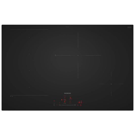 Placa de Indução SIEMENS EX81AHEC1E | 4 Zonas, 80cm, 7.4kW