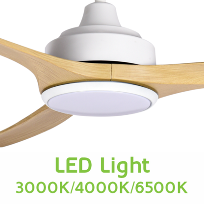 Ventoinha de Teto HAEGER Nature Light Plus | 68W, 142cm, 6 Velocidades