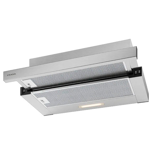 Exaustor Encastre FRASA Ligu Evo 60cm | Painel inox, 120m³/h