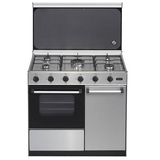Fogão a Gás Zuman FQ52002X | 5 queimadores, Forno a Gás 54L, Inox