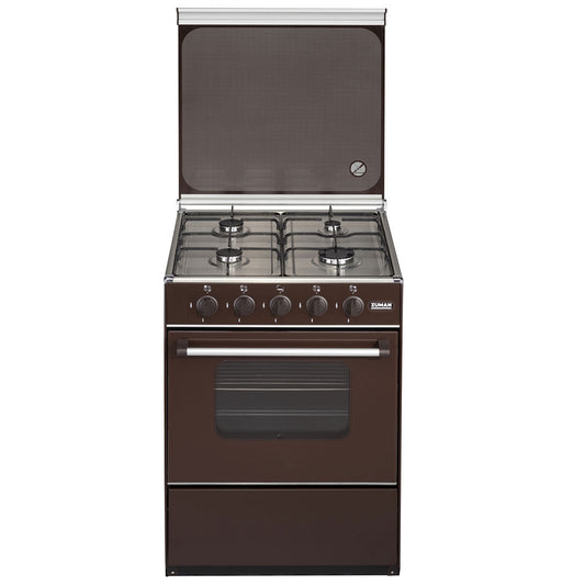Fogão a Gás Zuman FQ62012CT | 4 queimadores, Forno a Gás 54L