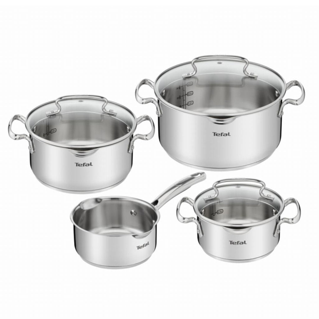 Trem de Cozinha Tefal | Aço Inox 18/10, Tampas com Coador, Indução