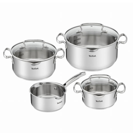 Trem de Cozinha Tefal | Aço Inox 18/10, Tampas com Coador, Indução