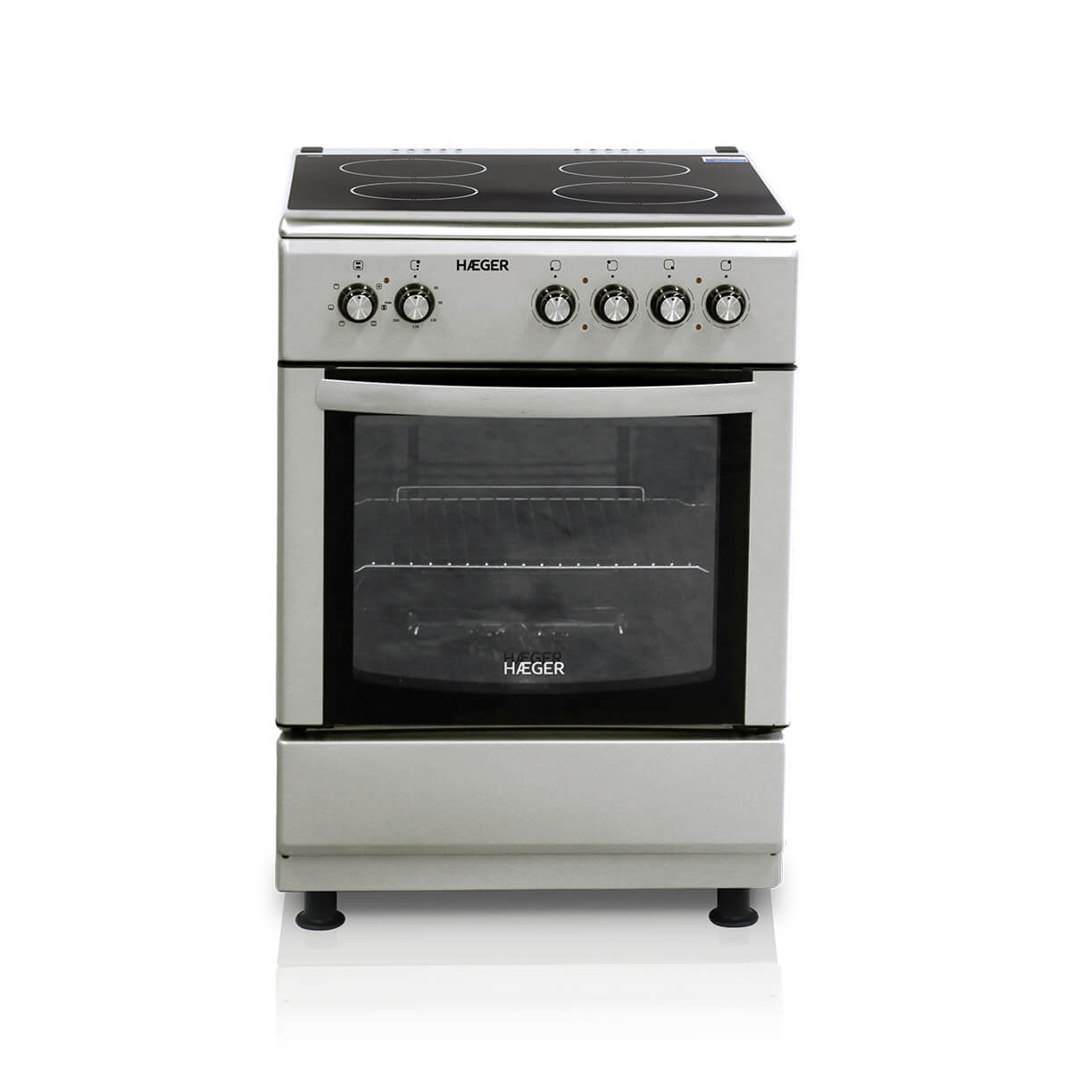 Fogão Elétrico HAEGER GC SV6016A | Vitrocerâmica, 64L, Classe A