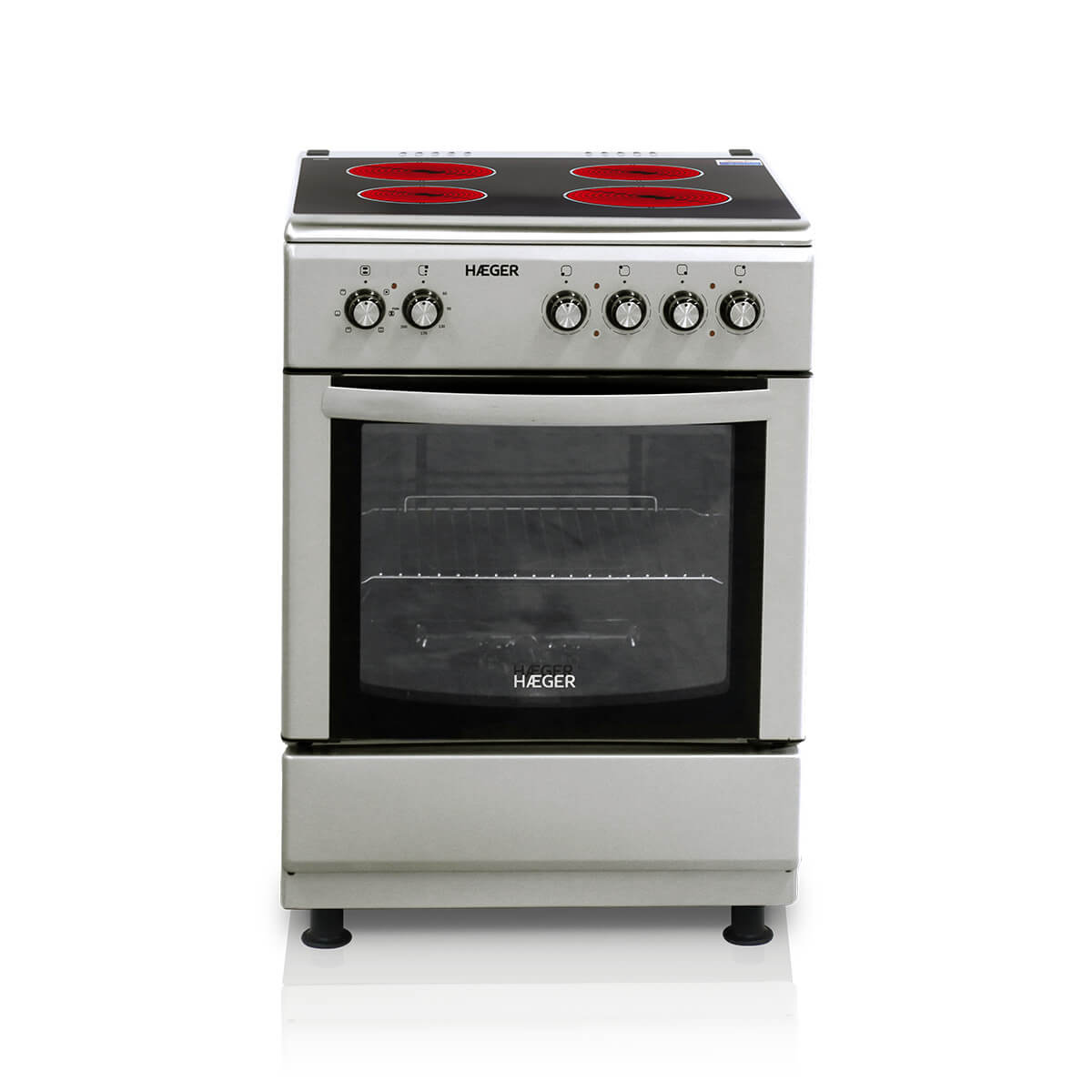 Fogão Elétrico HAEGER GC SV6016A | Vitrocerâmica, 64L, Classe A