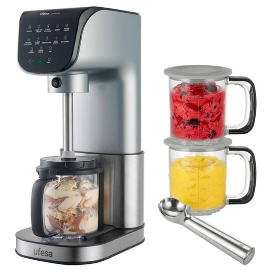 Máquina de Gelados UFESA Gelatella | 1.4L, 500W, 11 programas