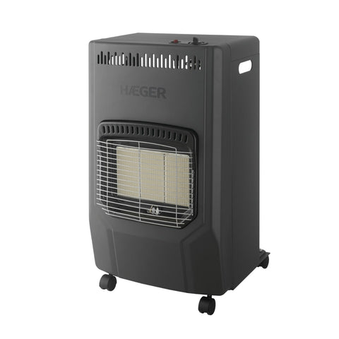 Aquecedor a Gás Haeger Ultra Warm | 4200W, Placa Cerâmica, 40m², Segurança Tripla