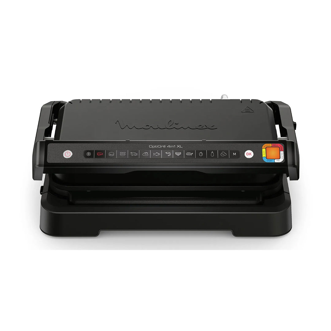 Grelhador Moulinex OptiGrill 4em1 XL | 2200W, 40x20cm, 12 programas