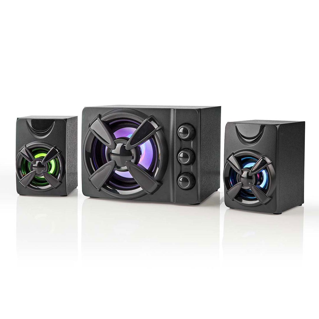 Coluna Nedis 2.1 | 33W, Subwoofer, LED