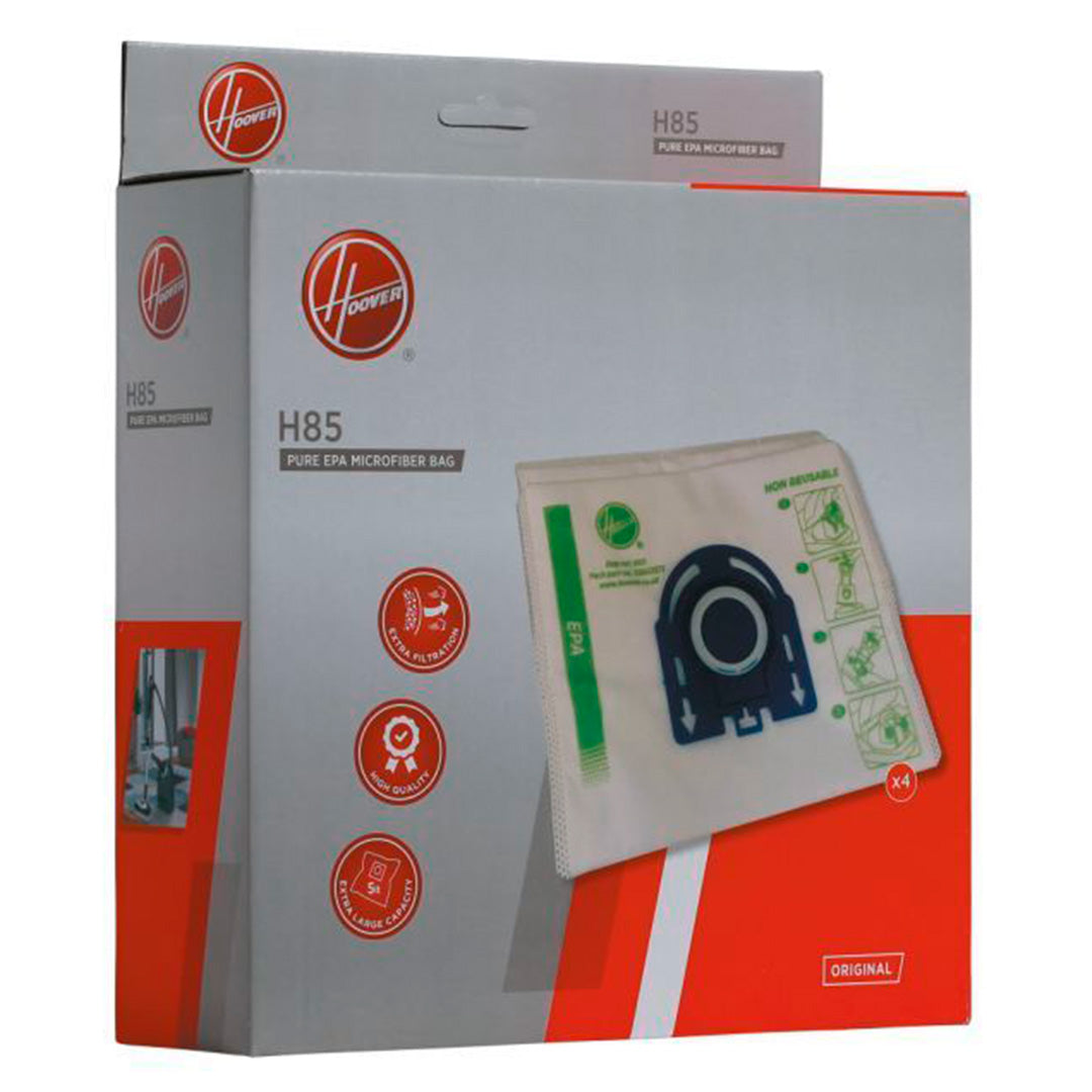 Saco Aspirador Hoover H85 | 5L, Microfibra, EPA, 4 Unidades