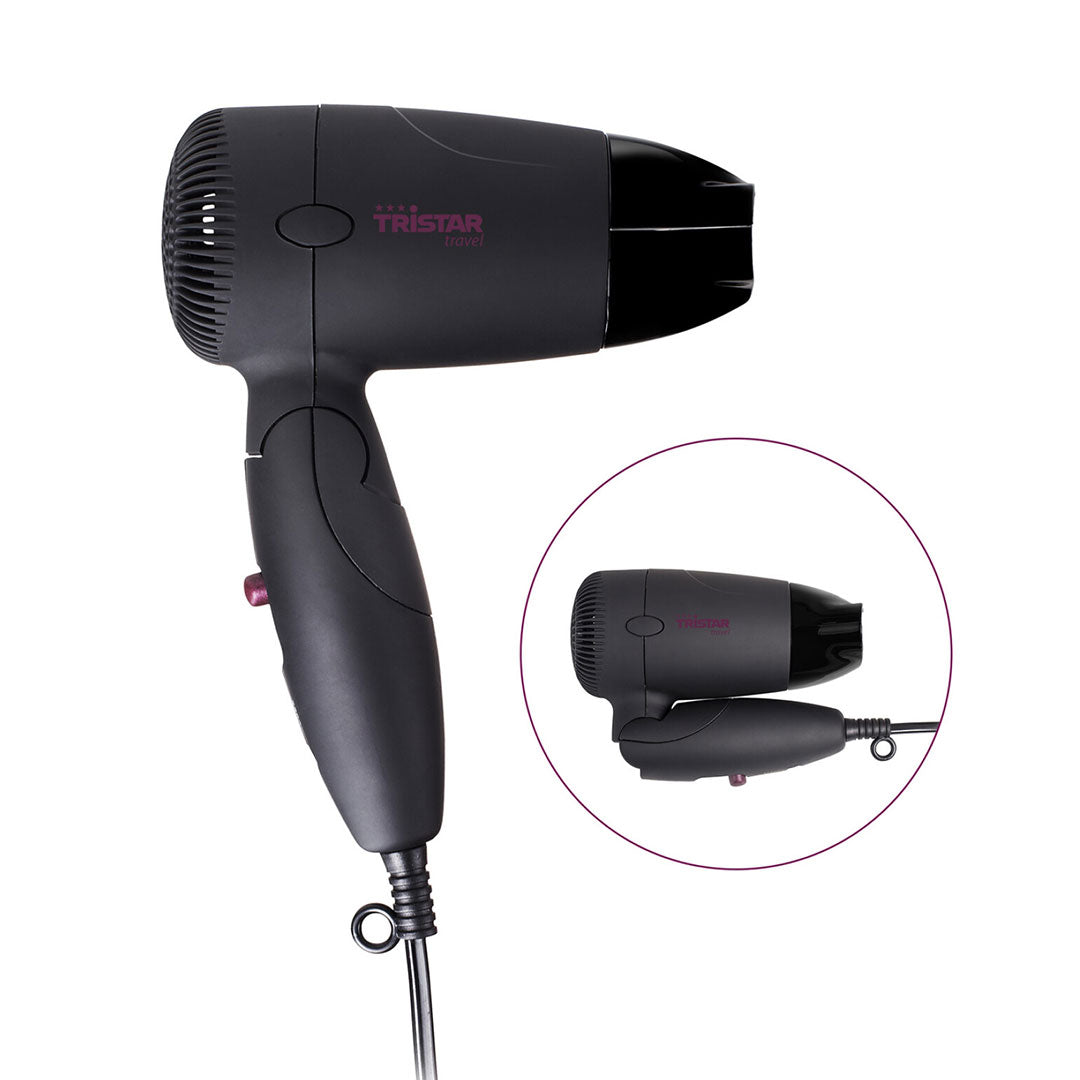 Secador de Cabelo TRISTAR HD-2359 | 1200W, Dobrável, Dupla Voltagem