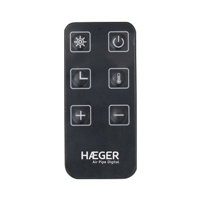 Emissor Térmico Haeger Air Pipe Digital | 2000 W, 4 Modos, Controlo Remoto