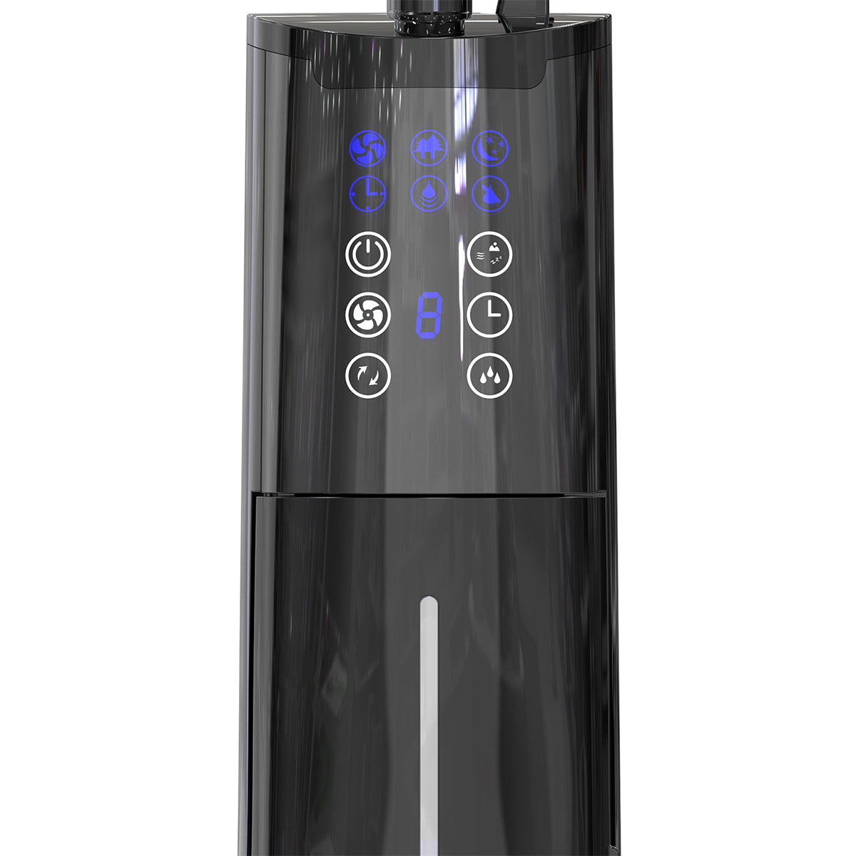 Ventoinha Digital com Humidificador Haeger Black Mist II | 70 W, 3 Velocidades, Controlo Remoto