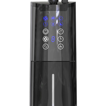 Ventoinha Digital com Humidificador Haeger Black Mist II | 70 W, 3 Velocidades, Controlo Remoto