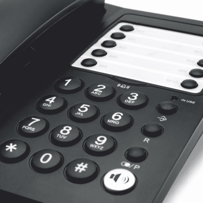 Telefone com Fio Haeger Office | 10 Memórias, Mãos Livres, Funções Diversas