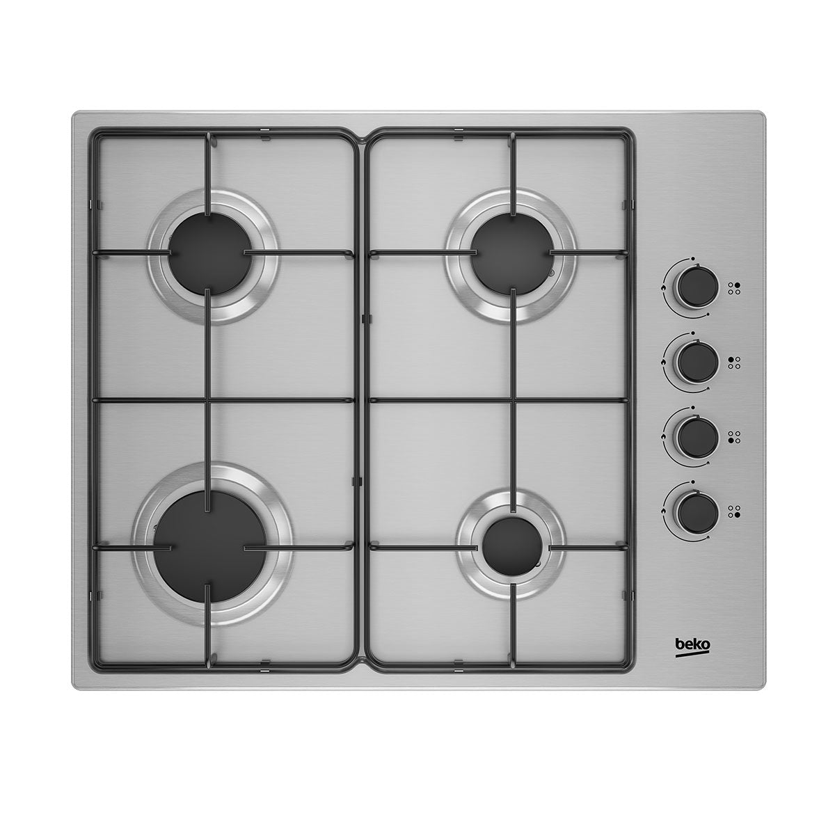 Placa a Gás BEKO HIGG 64103 SX | 4 queimadores, 60cm, inox