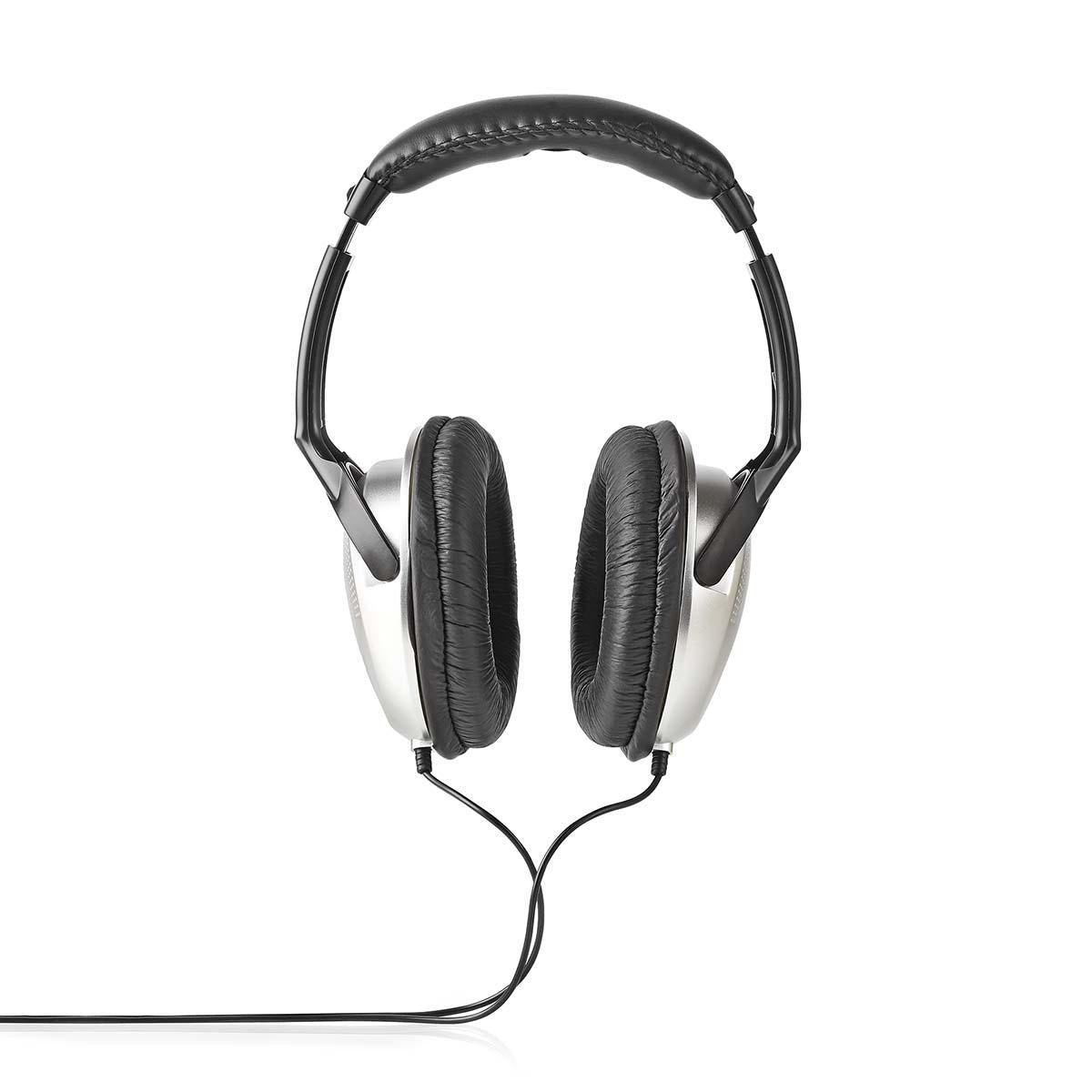 Auscultadores Nedis HPWD1201BK | Cabo 6m, Jack 3.5mm, Over-ear