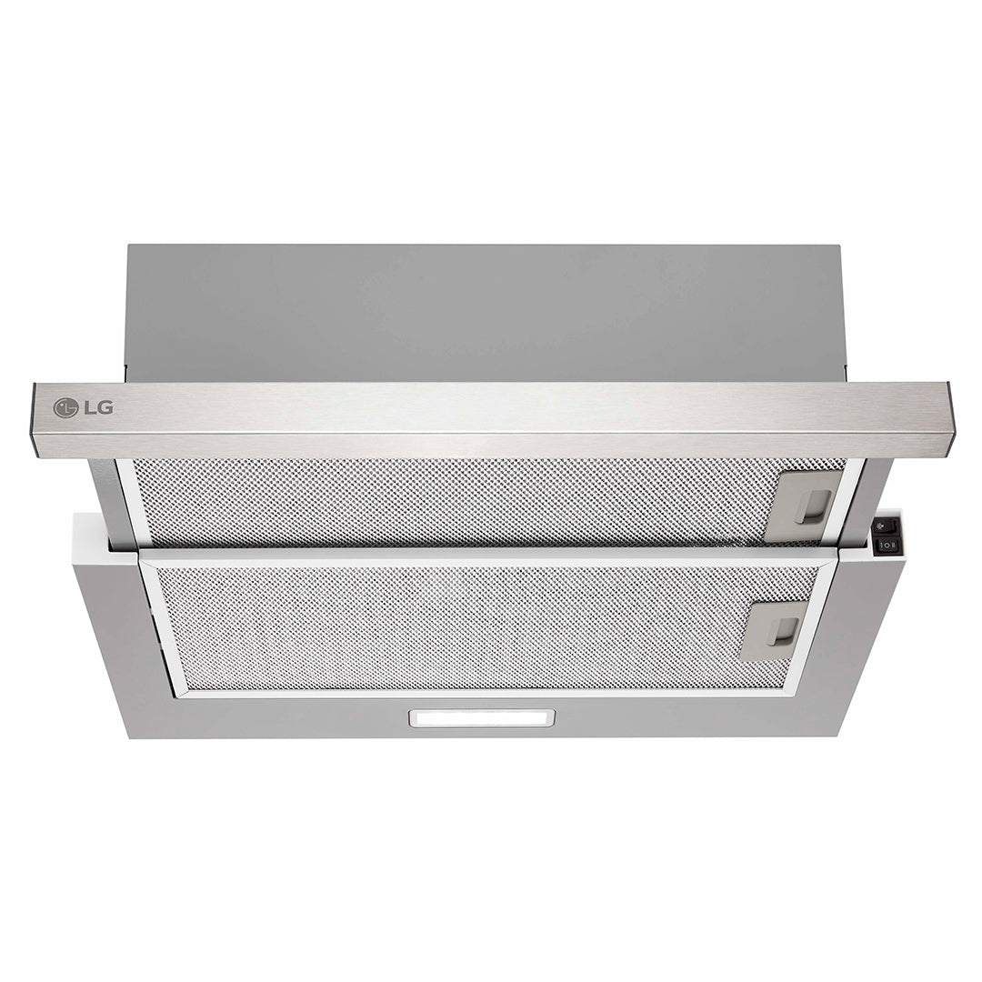 Exaustor de Gaveta LG 60cm | 600m³/h, Wi-Fi ThinQ, Inox