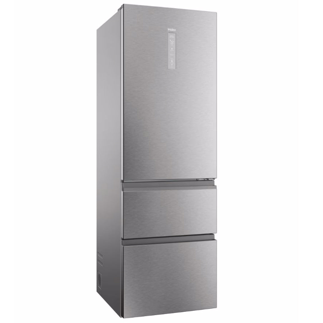 Frigorífico Combinado Haier HTW5618CNMG | 360L, No Frost, Inox