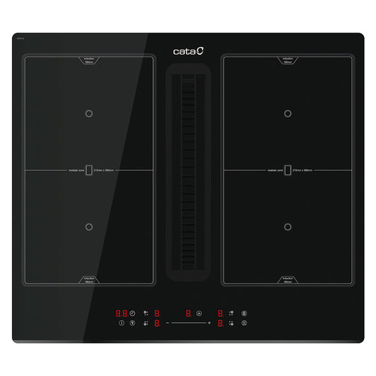Placa de Indução CATA IAS 6024 | 4 zonas, 59cm, 7,4kW