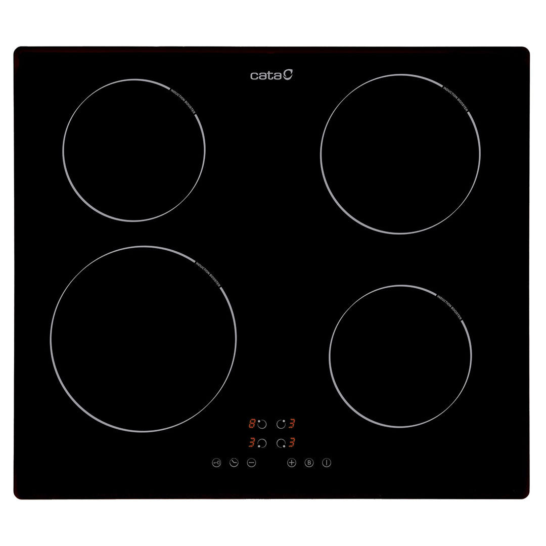 Placa Indução CATA IB6304BK | 4 Zonas, 7000W, Preto