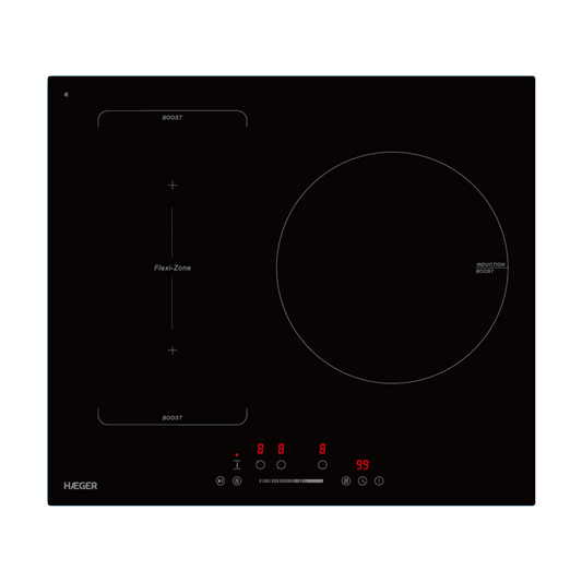 Placa de Indução Haeger IH003002A | 6.6kW, Slider, Flexi-Zone