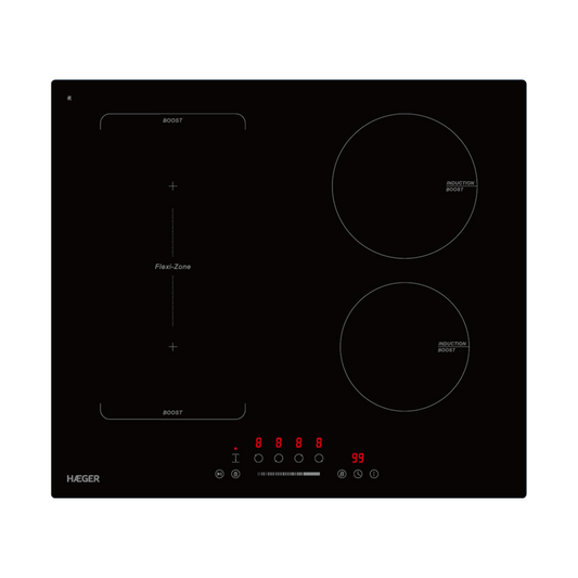 Placa de Indução HAEGER IH004001A | 7.2kW, Flexi-Zone, Slider