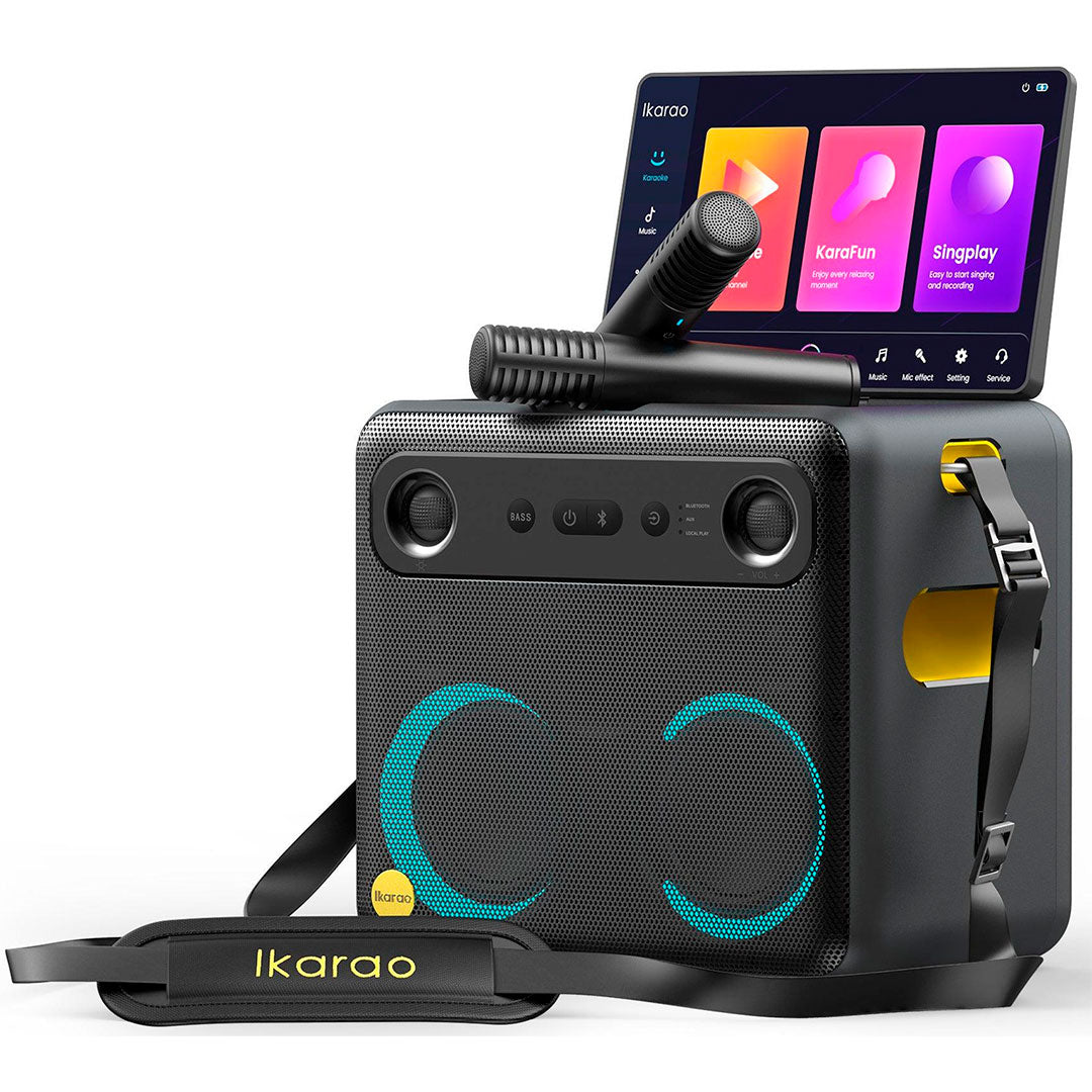 Coluna Portátil Ikarao Break X2 | Bluetooth, 560W, Ecrã 10.1"