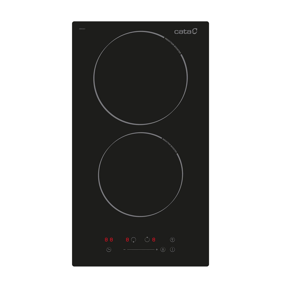Placa de Indução CATA ISB3102BK | 2 zonas, 30cm