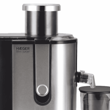 Centrifugadora Haeger Mini Juicer | 600W, 2 Velocidades, Reservatório 0.45L