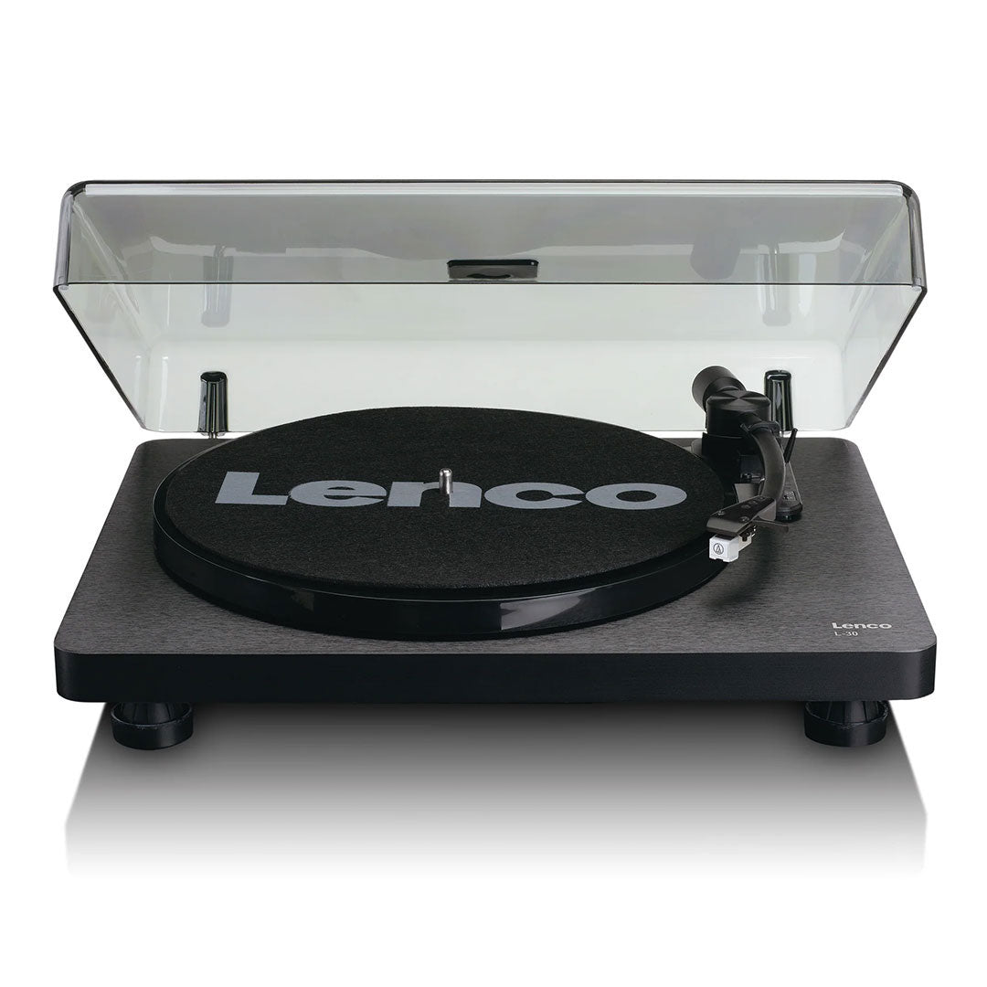 Gira-discos Lenco L30B | USB, RCA, 33/45 RPM