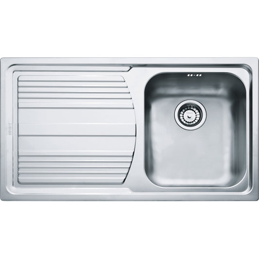 Lava-loiça Franke LLX611L | Aço Inox, 1 Cuba, Escorredor Esq