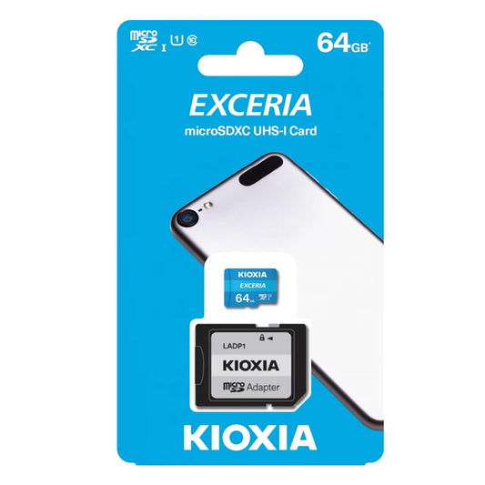 Cartão de Memória Kioxia Exceria | 64GB, Class 10, R100