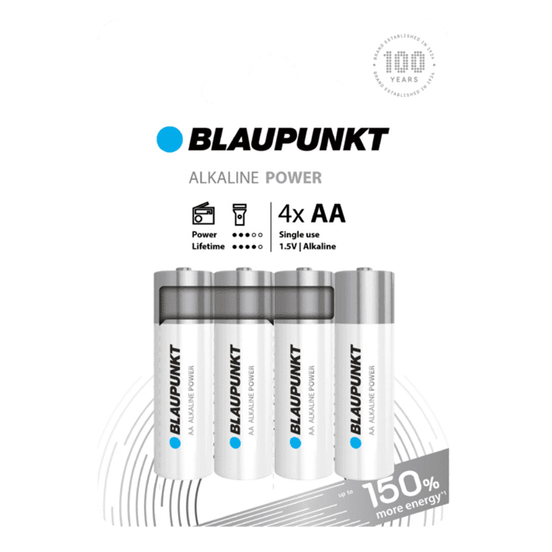 Pilha Alcalina AA Blaupunkt LR6BPO4CP | Basic, 1.5V, Pack 4