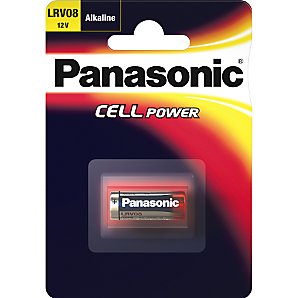 Pilha Alcalina Panasonic LRV08 | 12V, 38mAh, tipo A23
