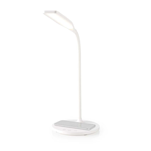 Lâmpada de Mesa Nedis LTLGQ3M2WT | LED, 10W, Dimmer, Qi