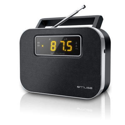 Rádio Despertador MUSE M-081 R | AM/FM, Visor LED, Alarme Duplo