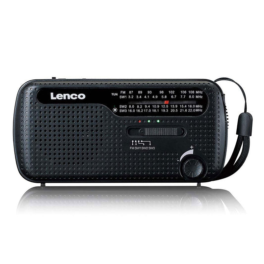 Rádio Portátil NEDIS MCR-113BK | Rádio FM, Lanterna, Powerbank